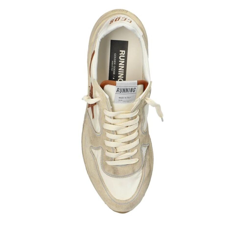 Golden Goose Men Running Sole Nylon And Suede Sneakers - Picture 4 of 4